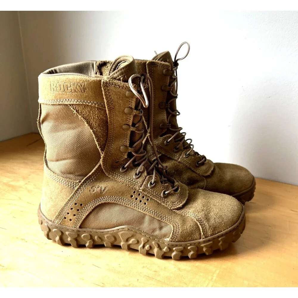 ROCKY S2V RKC050 Coyote Military Tactical Boots Mens 11 W US Vibram USA